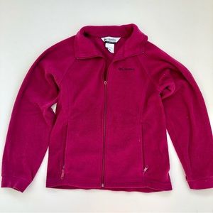 Columbia Benton Springs Full Zip Youth Jacket Size Large (14/16)